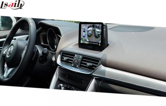 Mazda-Kamera-Schnittstelle mit der 360 Vogel-Ansicht HD 800X480 gab zu parkender Sicherheit aus