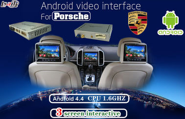 Multimedia-Android-Selbstschnittstelle für Porsche PCM 4,0, Unterstützungskopflehnen-Monitoranzeige