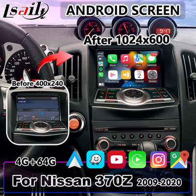 Lsailt 7-Zoll-Android-Multimedia-Videoschnittstelle Carplay-Bildschirm für Nissan 370Z