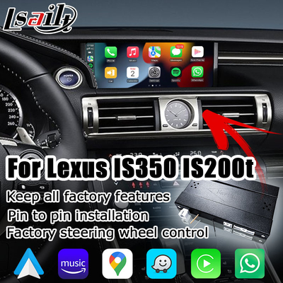 Lexus IS350 IS200t IS300 IS300h Wireless Caprlay Android Auto Box Bildschirmspiegelung