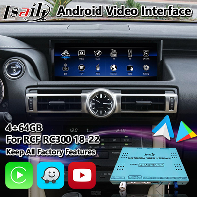 Schnittstelle Lsailt 64G Android Carplay für Lexus RC300 RCF RC300h RC350 2018-2023