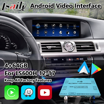 Multimedia-Videoschnittstelle Lsailt Android für AWD F Sport 2012-2017 Lexuss LS 600H 460 460L