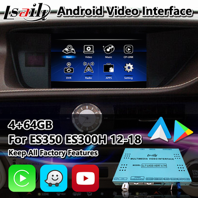 Videoschnittstelle Lsailt Android für Lexus ES 350 300h 250 Steuerung 2012-2018 der Maus200 XV60