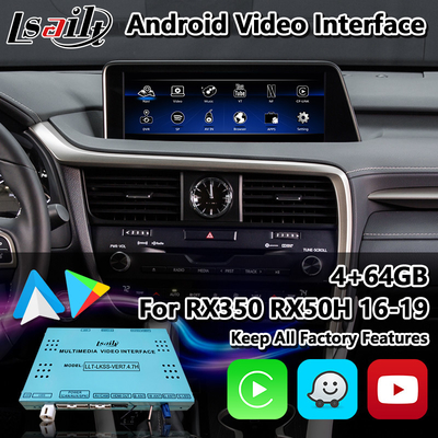 Lsailt Android Carplay-Schnittstelle für Lexus RX 450h 200T 350 450L 350L 300 F Sport 2016–2019