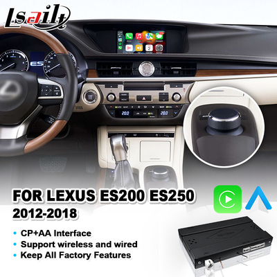 Wireless Android Auto Carplay-Schnittstelle für Lexus ES250 ES200 ES350 ES300h ES 250 200 Knob Steuerung 2012-2018
