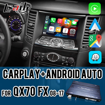Lsailt CarPlay-Schnittstelle für Infiniti QX70 FX50 FX35 FX37 2011-2018 Android Autodekoder, Installation von Pin zu Pin
