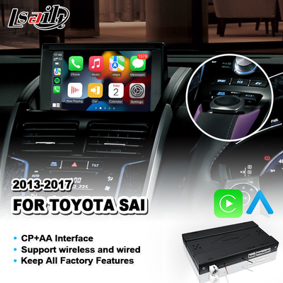 Wireless CP AA Android Auto Carplay-Schnittstelle für Toyata SAI G S AZK10 2013-2017