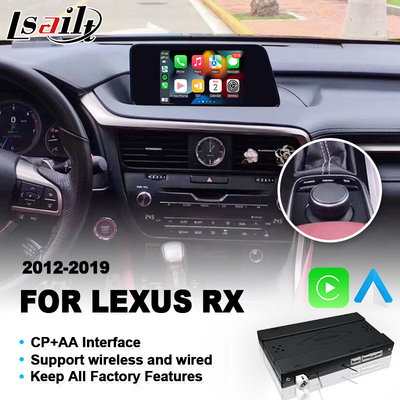 Drahtlose Carplay-Schnittstelle für Lexus RX350L RX450L RX350 RX450h RX200t RX Knob Control 2016-2019