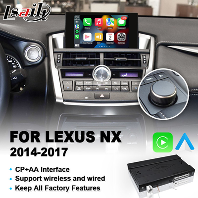Android Auto Carplay-Schnittstelle für Lexus NX300h NX200t NX 300h 200t F Sport Knob Control 2014-2017