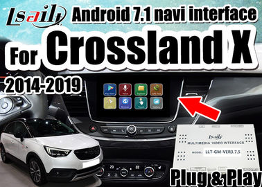 Auto-Videoschnittstelle Androids 7,1 für Insignien 2014-2018 Opels Crossland X stützen mirrorlink Smartphone, doppelte Fenster