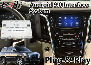 Auto Androids 9,0 GPS-Navigations-Videoschnittstelle für Cadillac Escalade mit Digitalanzeige STICHWORT System-2014-2020 LVDS