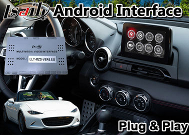 Navigations-Videoschnittstelle Lsailt Android für Mazda MX-5 CX-9 MZD schließen System mit drahtlosem androidem Auto Carplay an