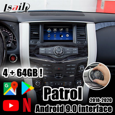 Videoschnittstelle Lsailt 4G Android 9,0 CarPlay&amp;multimedia mit YouTube, Netflix für Nissan Patrol 2018-2021