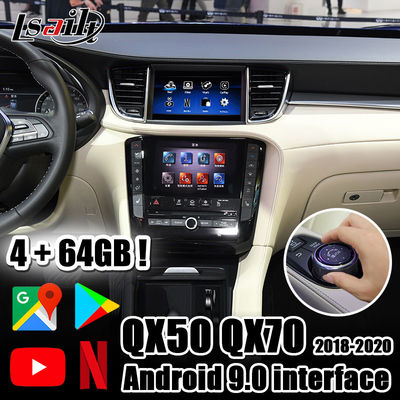 Multimedia-Videoschnittstelle 4G PX6 CarPlay&amp; Android mit YouTube, Netflix für Infiniti 2018-2021 QX60 QX80 QX50