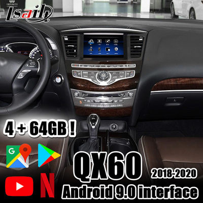 Videoschnittstelle Lsailt PX6 4GB CarPlay&amp;Android mit Netflix, YouTube, Android-Auto für 2018 jetzt Infiniti QX50 QX80 QX60