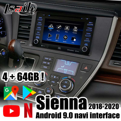 Schirm-Auto-Videoschnittstelle Lsailt 4GB Android mit CarPlay, Android-Auto, YouTube für Toyota Avalon, Camry, Auris, Siena