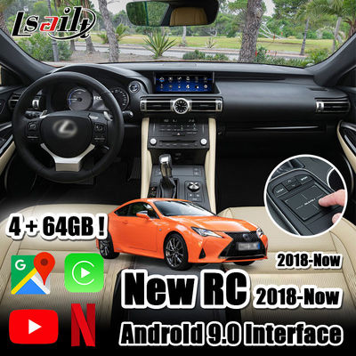 PX6 RK3399 CarPlay/Android-Schnittstelle für Lexus 2013-2021 RC mit Android-Auto, NetFlix, YouTube RC200t RC300h