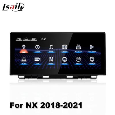 Lsailt 10,25-Zoll-Autonavigation für androiden Schirm für Lexus NX NX300 NX300h 2018-2021 gps-Multimediasystem
