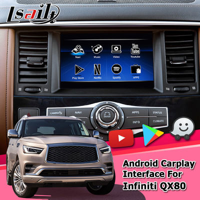 Carplay-Multimedia schließen Android-Navigations-Kasten-Videoschnittstelle Infiniti QX80 2018 an