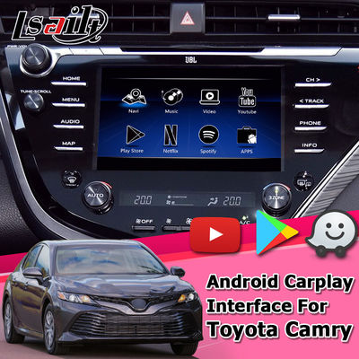 Selbstvideoschnittstelle Toyota Camry Bluetooth Wifi USB Carplay Android des Bildschirm-