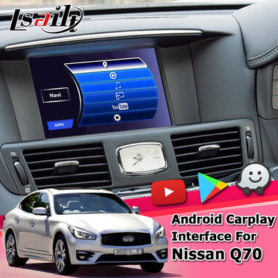 Android-Selbstnavigation Carplay-Schnittstelle für Infiniti Q70/Unterstützung Youtube M25 M37 Fuga