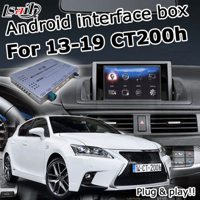 Des Auto-Navigations-Kastens 3GB RAM Lexuss CT200h carplay androides Auto 2011-2019 der Videoschnittstelle der schnellen Geschwindigkeit
