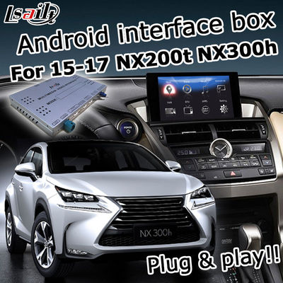 Navigations-Kastengriffberührungsflächensteuer-waze Youtube Lexuss NX200t NX300h GPS carplay androides Auto