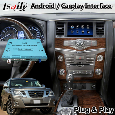 Lsailt 4+64GB Android Video Interface Wireless Carplay für 2012-2017 Nissan Patrol Y62