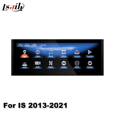 Lsailt 10,25 Zoll Auto Multimedia Android Carplay Bildschirm für Lexus IS350 IS200T IS300H IS250