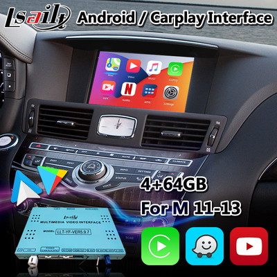 Schnittstellen-Kasten Lsailt Android Carplay für Infiniti M37S M37 mit drahtlosem Android-Auto