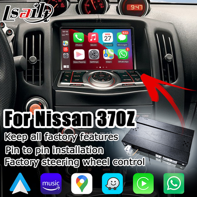 Lsailt drahtlose Carplay androide Selbstschnittstelle für Nissan 370z Fairlady Z IT08 08IT schließen Japan-Spezifikation ein