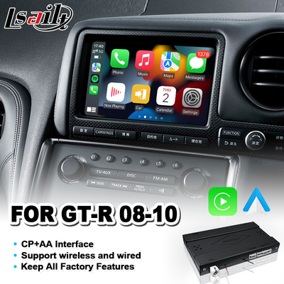 Selbst-Carplay Schnittstelle Lsailt Android für Nissan GTR GT-r R35 Nismo 2008-2010
