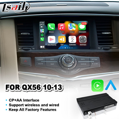 Lsailt AA Integration Wireless Carplay Interface für Infiniti QX56 2010-2013