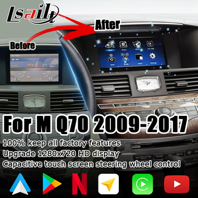 Infiniti Q70 M35 M35h M45 Nissan Fuga Android Carplay Multi-Finger-Touch-Upgrade