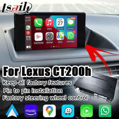 Lexus CT200h CT Wireless Carplay Android Autoschnittstelle Bildschirmspiegelung Projektion