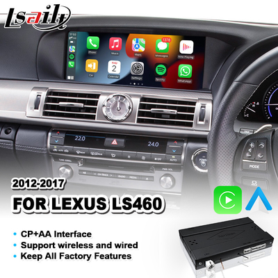 Lsailt Wireless Carplay Video Interface für Lexus LS460 LS 460 Maussteuerung 2012-2017