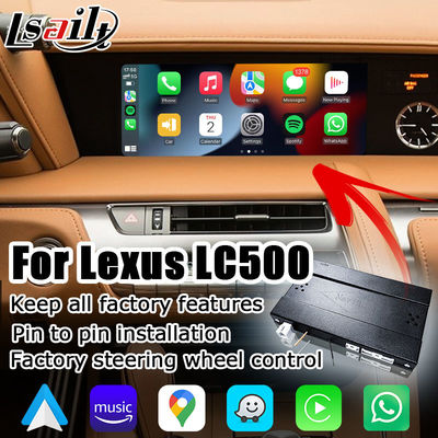 Lexus LC LC500 LC500h drahtlose Android Auto Carplay Medienoberfläche