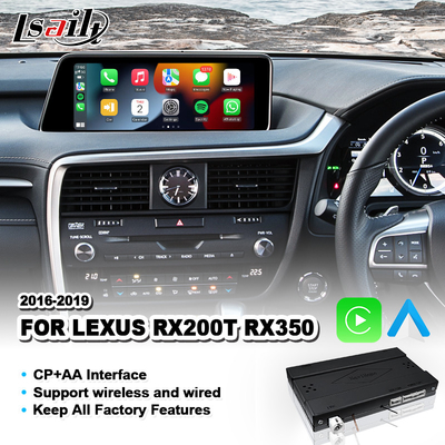 Drahtlose Android Auto Carplay-Schnittstelle für Lexus RX350 RX200T RX 350 Maussteuerung 2016-2019