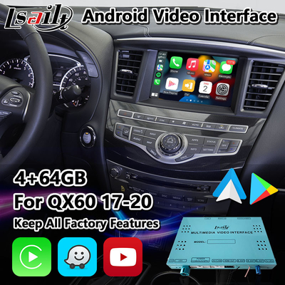 Navigations-Androids Carplay Lsailt GPS Schnittstelle für Infiniti QX60 2017-2020