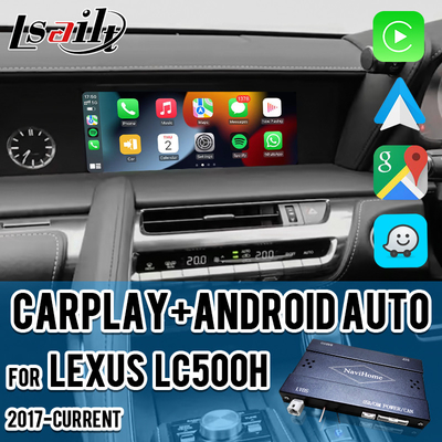 Drahtlose CarPlay-Schnittstelle Android Auto GPS-Navigation für Lexus LC500h 2017-aktuelle NX LX LS GS von Lsailt