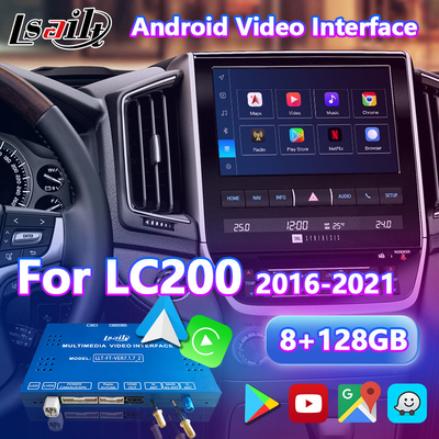 Lsailt Android Multimedia Carplay-Schnittstelle für Toyota Land Cruiser 200 LC200 VX VXR VX-R 2016-2021