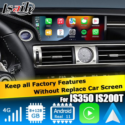 Lexus IS300 IS200t IS350 Android 11 Videooberfläche Carplay Android Auto Box basiert auf Qualcomm
