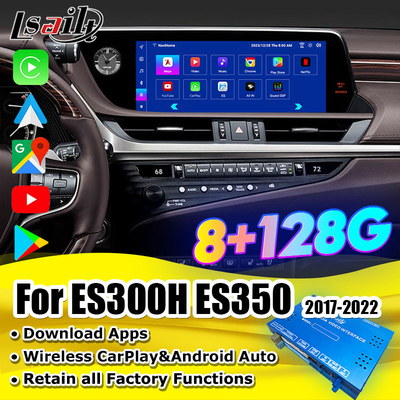 Lsailt Android CarPlay-Schnittstelle für Lexus ES GS NX LX RX LS IS 2013-2021 mit YouTube, NetFlix, Kopfschirm