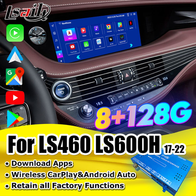 Lsailt 8GB Android-Schnittstelle für Lexus LS S500h LS600h LS460 2013-2021 Einschließlich YouTube, NetFlix, CarPlay, Android Auto
