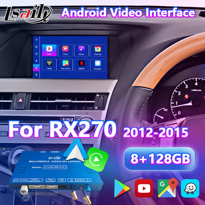 Lsailt 8+128GB Android Multimedia-Video-Schnittstelle für 2012-2015 Lexus RX270 RX350 RX450h