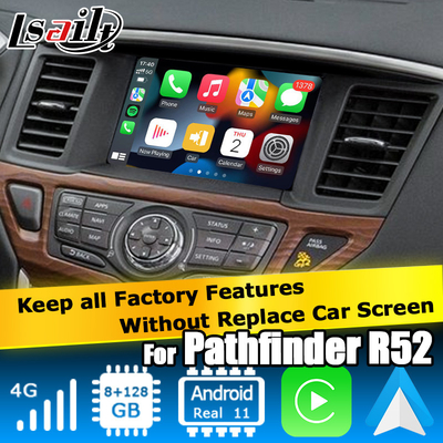 Nissan Pathfinder Andorid 11 Carplay Android-Auto-Navigationssystem Online-Navigation Videospiel