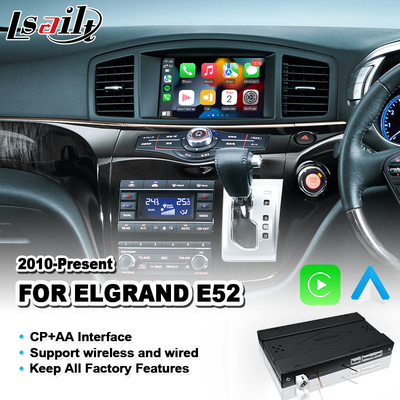 Android Auto Wireless Carplay Video-Schnittstelle für Nissan Elgrand E52 2010-2022 IT08 08IT