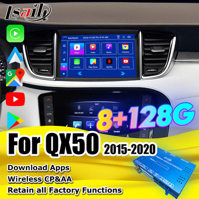 8+128G Android Navigation Box Infotainment Modul für Infiniti QX50 2018-2020 EX QX80 mit drahtlosem CarPlay, Android-Schnittstelle
