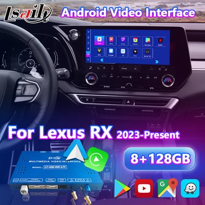 Lsailt Android Carplay Multimedia-Video-Schnittstelle für 2023-Gegenwärtige Lexus RX RX350 RX350h RX450h RX500h AL30