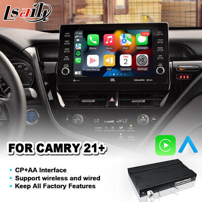 Lsailt Kabellose Android Auto Carplay Schnittstelle für 2021-2024 Toyota Camry Hybrid XSE XLE SL SE XV70